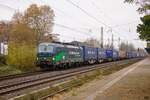 193 259 ELL/SBB Cargo International mit KLV in Hilden, November 2021.