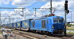dispo-Tf Rail GmbH, Berlin [D] mit der Vectron Dual Lok  248 045  [NVR-Nummer: 90 80 2248 045-7 D-NRAIL] und einem KLV-Zug am 12.06.24 Höhe Bahnhof Rodleben.