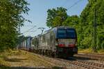 MRCE 193 704 MERCITALIA RAIL mit KLV in Aßling, Juni 2023.