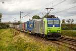 485 019 bls cargo mit KLV in Bornheim, September 2019.