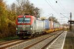 PKP 193-504 mit KLV in Duisburg Rheinhausen Ost, November 2020.