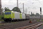 119 009-8 jetzt für Captrain unterwegs mit Captrain 185 550-1 durchfahren Recklinghausen-Ost 7.9.2017