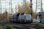 RHC 4185 019-1 am BÜ KM 15,944 an der Bahnhofsstraße in Bottrop 21.11.2024