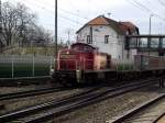 DB Schenker Rail 294 837-0 rangiert am 20.02.14 in Mainz Bischofsheim Rbf 