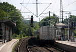 Ein Nachschuss von der Ein Nachschuss von dem Containerwagen nach Aachen-Talbot.