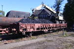 Berlin, Eisenbahnfest im ex Bw Schöneweide, 22.9.2019: Eher am Rande standen auch einige Waggons.