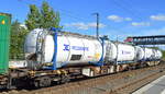 Drehgestell-Containertragwagen noch mit alter Registriernummer von AAEC Ahaus Alstätter Eisenbahn Cargo AG inzwischen VTGCH mit der Nr.