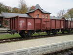 Einer von drei PRESS Es Wagen,am 01.November 2024,in Putbus.