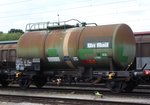 Kesselwagen Zs der On Rail GmbH mit der Nr.: 23 RIV 80 D-ORME 7356 072-0 befüllt mit Isopropanol (Warntafel 33/1219), eingereiht in einen abgestellten Güterzug am 14.05.2016 bei Köln-Eifeltor.