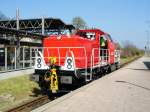 Am 23.04.2015 Testfahrten von Alstom in Stendal die Neue 90 80 1002 004-2 von ALS Testfahrten Zwischen Stendal und Rathenow .