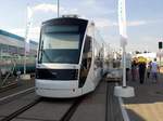 Ein Avenio QEC für Doha, Hauptstadt Katars, von Siemens steht auf dem Frei- und Gleisgelände der Messe Berlin zu den Besuchertagen der InnoTrans 2016. [25.9.2016]