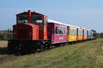 Die Inselbahn Langeoog am 31 August 2024.