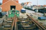 Inselbahn Spiekeroog__April 1984.Ehemaliges Bahnhofsgelände Spiekeroog.