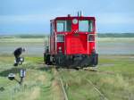 Hier stellt der TFZF die Weiche, um anschliessend 399 108-0 in den Hafenbereich einzufahren.