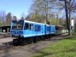 Parkeisenbahn Dresden: Lok EA02 im Bf.