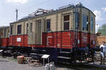 Der ehemalige GT 1 der Schleizer Kleinbahn von 1930 wurde 1949 von der DR übernommen und trug danach die Tfz.-Nr. ET 188 521. Am 30.04.2000 stand er auf dem Dresdener Dampfloktreffen im Bw. Dresden Altstadt.