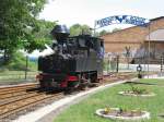 99 3317 im Einsatz am 24. Mai 2003 auf der Waldbahn Muskau.