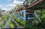 Schwebebahn Wuppertal: Wagen 03 erreicht am 5.