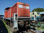 Die Diesellokomotive 290 001-7 im August 2018 im Eisenbahnmuseum Koblenz.