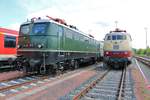 DB Museum E40 128 und E03 001 am 05.05.19 beim Bahnhofsfest in Miltenberg