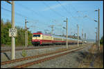 DB Museum 101 001 mit dem AKE Rheingold 13405 Dortmund - Steinach am Brenner am 22.09.2024 im Betriebsbahnhof Rohrbach.