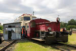 Ka 4862 rangiert 110 300-1 auf die Drehscheibe im DB Museum Koblenz (20.