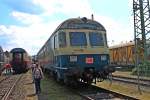 Auch dieser Karlsruhe-Stw. steht im DB Museum in Kobelnz-Ltzel. Die betriebsnummer lautet 50 80 82-34 083-9 und gehhrt der Gattung BDnrzf 740 an. (08.06.2013)