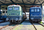 140 423-5, E 40128 und E 10 005 (110 005-6) im DB-Museum Koblenz-Lützel - 19.07.2016