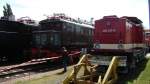 E44 108 und 202 457-8, DB Museum Halle P., 14.07.2012