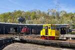 ASF 61  Emma  Auf der Drehscheibe des Eisenbahnmuseums Bochum-Dahlhausen (15.04.2022)