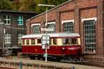 Wismarer Schienebus T2 im Eisenbahnmuseum Bochum Dahlhausen,, Oktober 2024.