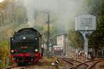 38 2267 (P8) im Eisenbahnmuseum Bochum Dahlhausen, Oktober 2024.