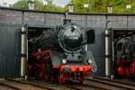 01 008 im Eisenbahnmuseum Bochum Dahlhausen, April 2024.