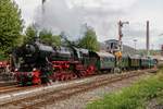 52 6106 VEB mit Pendelzug im Eisenbahnmuseum Bochum Dahlhausen, am 15.09.2018.