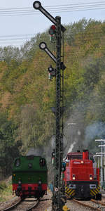 Anna N6 und G 1206 Mitte September 2018 im Eisenbahnmuseum Bochum.