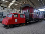 Kleinwagen 12-4905 Anfang Mai 2017 im Eisenbahnmuseum Bochum.