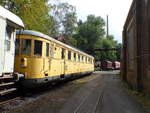 DB 712 001-7 am 14.08.2020 im Eisenbahnmuseum Bochum-Dahlhausen.