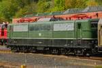 151 001-5 BYB der BayernBahn zu Gast im Eisenbahnmuseum Bochum Dahlhausen, April 2024.