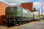 151 001-5 BYB der BayernBahn zu Gast im Eisenbahnmuseum Bochum Dahlhausen, April 2024.