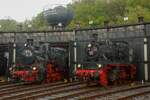 97 502 & 146 BLE  ELNA  im Eisenbahnmuseum Bochum Dahlhausen, April 2024.