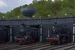 97 502 und ELNA 146 der BLE während der Museumstage im Eisenbahnmuseum Bochum (21.04.2024)