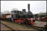 Eisenbahnmuseum Gramzow am 7.12.2024: Diese T 3 von Henschel kam einst als KPEV Cassel Nr.