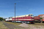 MEG 119 199-8 am 01.08.2020 beim Sommerfest im Eisenbahnmuseum Weimar.