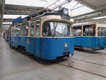 Strassenbahn Museum in München mit P-Wagen 2005. Erneut eine Visite am 10.11.2024, welcher sich gelohnt hat, stehen die Wagen nun irgendwie anders als beim letzten Besuch und man bekommt neue Motive gut vor die Linse.