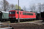 MAED 155 269-4 am 23.04.2023 während der Saisoneröffnung im Bw Glauchau.