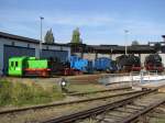 Lokparade im ehem. Bw Schwerin (heute Eisenbahn-Museum), Schwerin [27.09.2009]