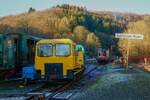 Museumsbahn Dahlhausen an der Wupper, Januar 2020.