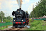 50 3648-8 des Sächsischen Eisenbahnmuseum Chemnitz-Hilbersdorf e.V. (SEM) zeigt sich den Fotografen bei der Lokparade des 28. Heizhausfests im SEM.
[25.8.2019 | 15:18 Uhr]