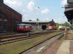 172 171 wird fr die nchste Sonderfahrt Vorbereitet. Eisenbahnmuseum Chemnitz-Hilbersdorf 09.08.2012