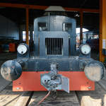 Eine Kleinlokomotive Kö Anfang April 2018 im Sächsischen Eisenbahnmuseum Chemnitz-Hilbersdorf.